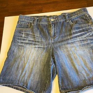EUC denim shorts